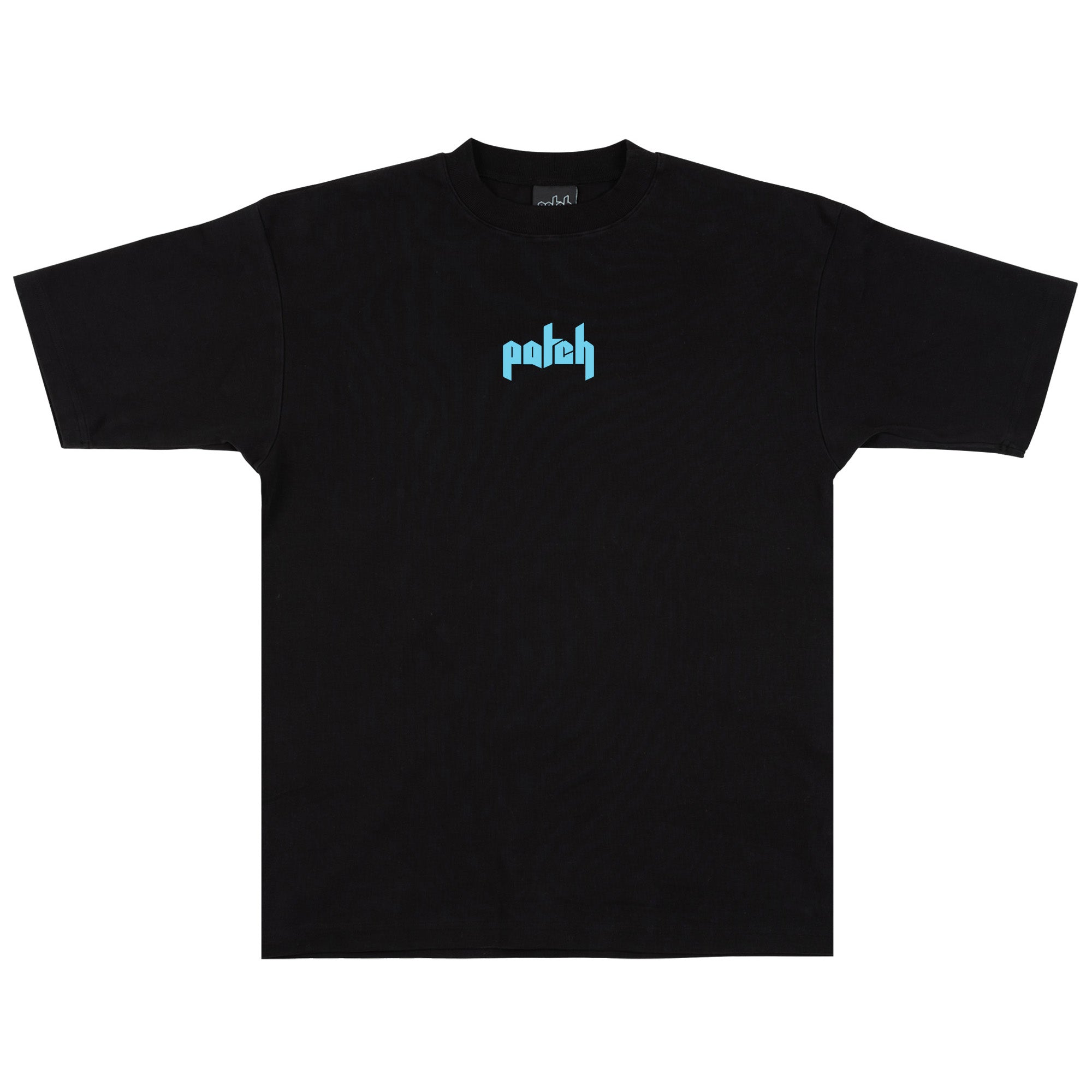 Distortion "P" Tee - Black/Blue